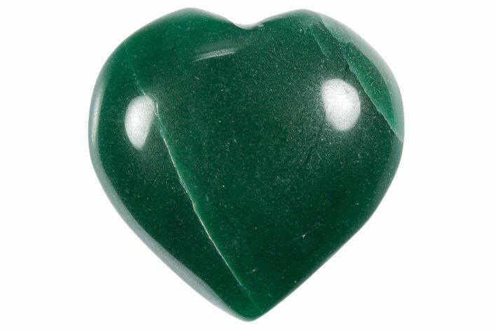 1.6" Polished Polished Jade (Nephrite) Hearts - Photo 1